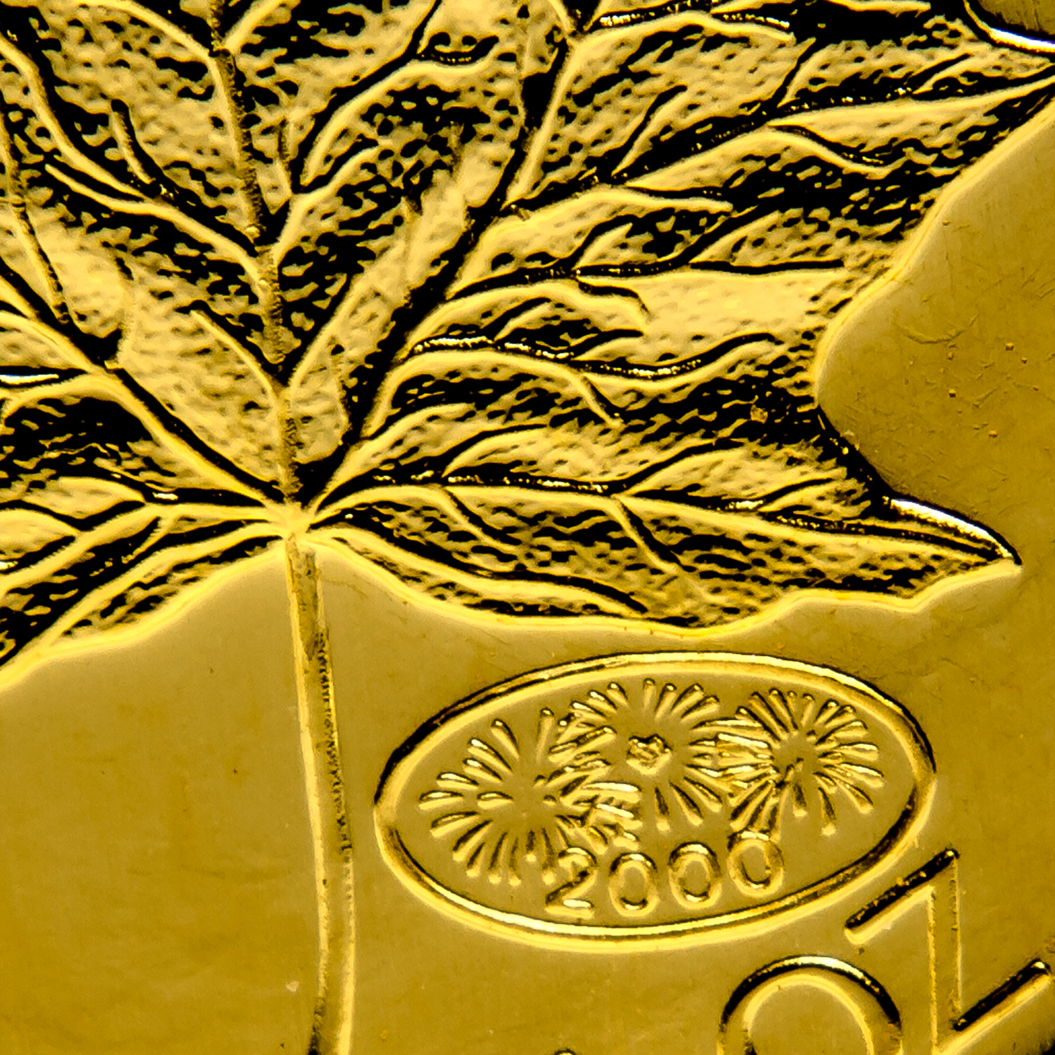 2000 Canada 1 oz Gold Maple Leaf Fireworks Privy BU | eBay